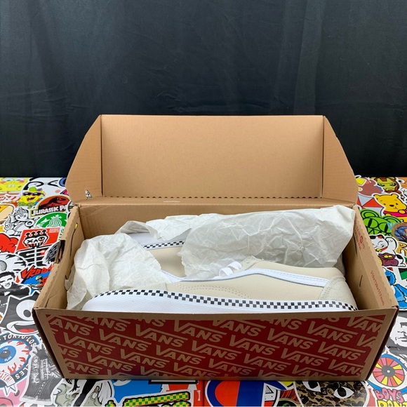 Vans Old Skool Tan Checkered Womens Various Sizes - Picture 13 of 13